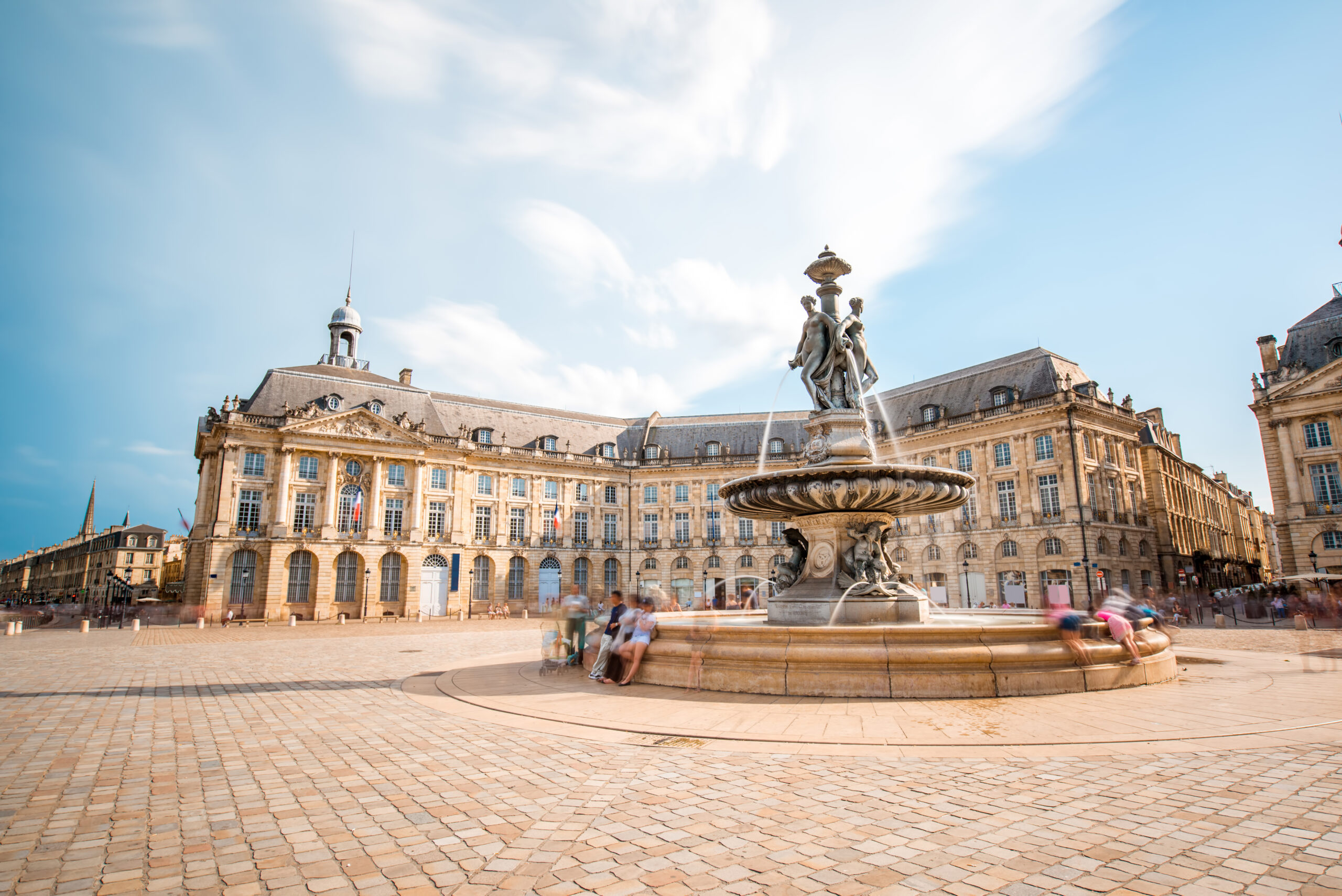 Place de la Bourse à Bordeaux